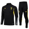 Juventus Quarter Zip Ensemble Sweat d'Entraînement 2023-24 Noire Juventus Quarter Zip Ensemble Sweat d'Entraînement 2023-24 Noire